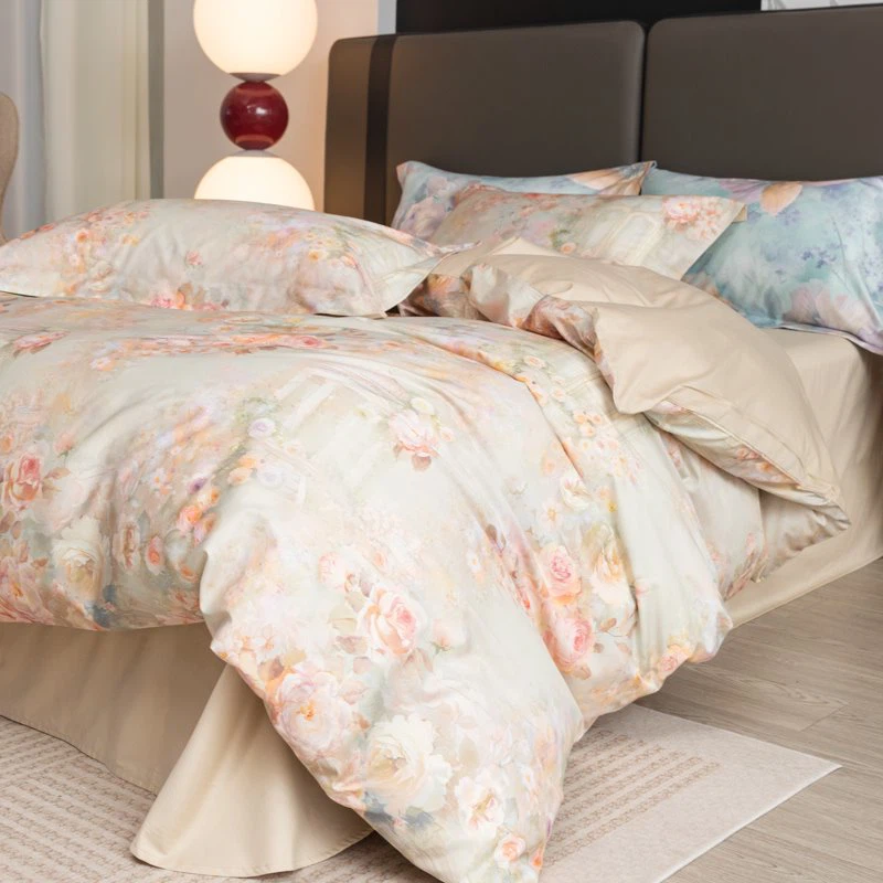 Printed Four-piece Bedding Set